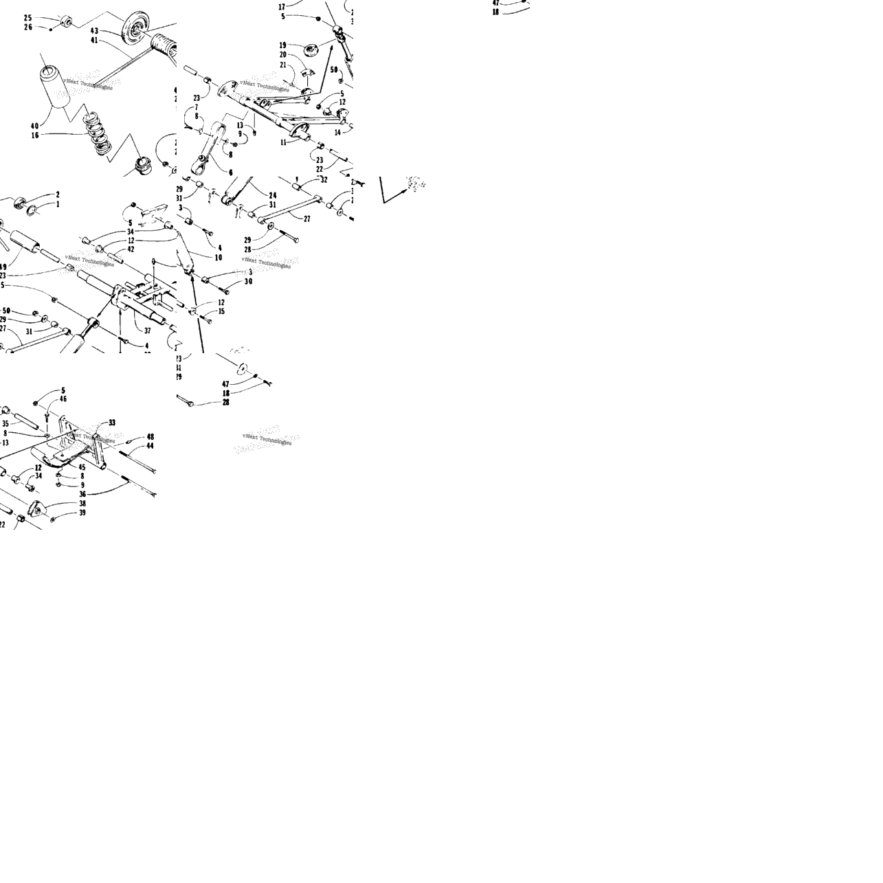 Rear Suspension Arm Assemblies