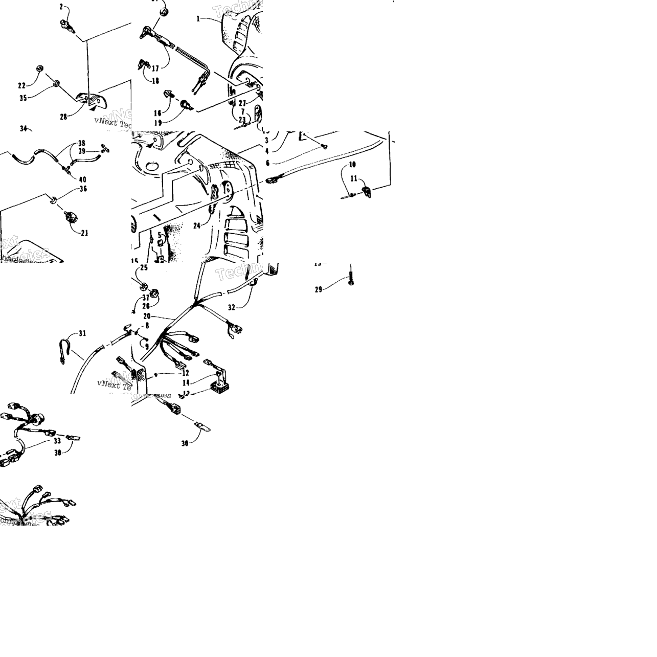 Console, Switches, And Wiring Assemblies