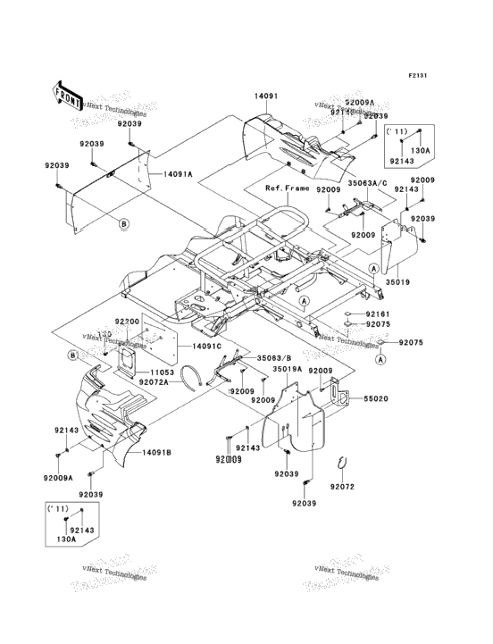 Frame Fittings (Rear)