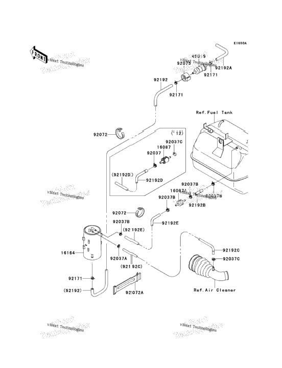 Fuel Evaporative System (Bcf-Bff)