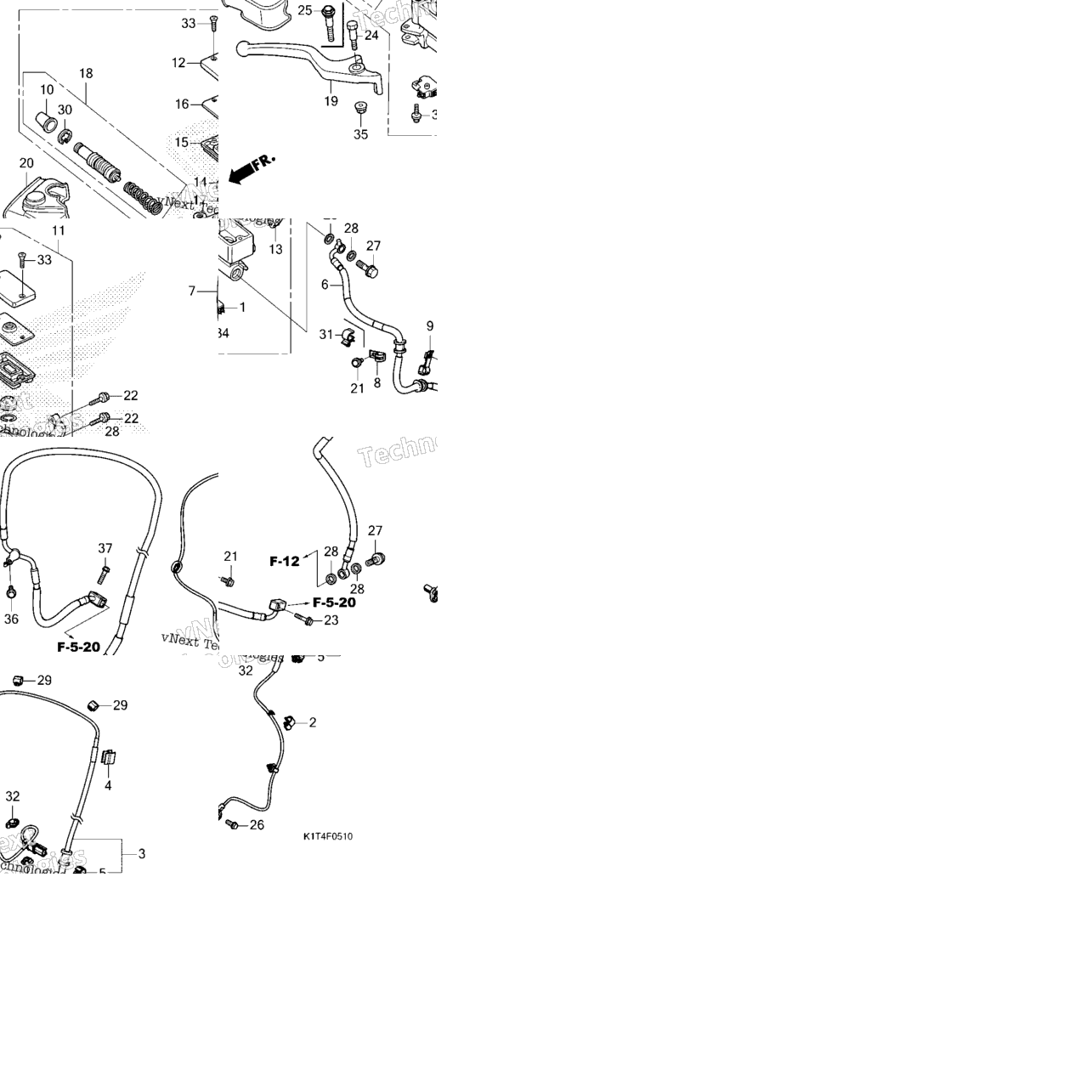 Front Brake Master Cylinder (2)