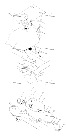 Fuel Tank Assembly 250 4X4