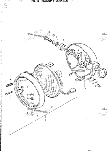 Headlamp (Tc125m
