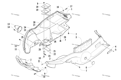 Belly Pan And Front Bumper Assembly