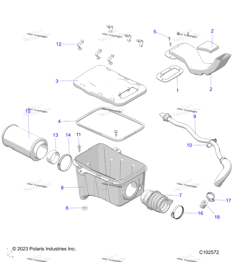 Engine, Air Intake System