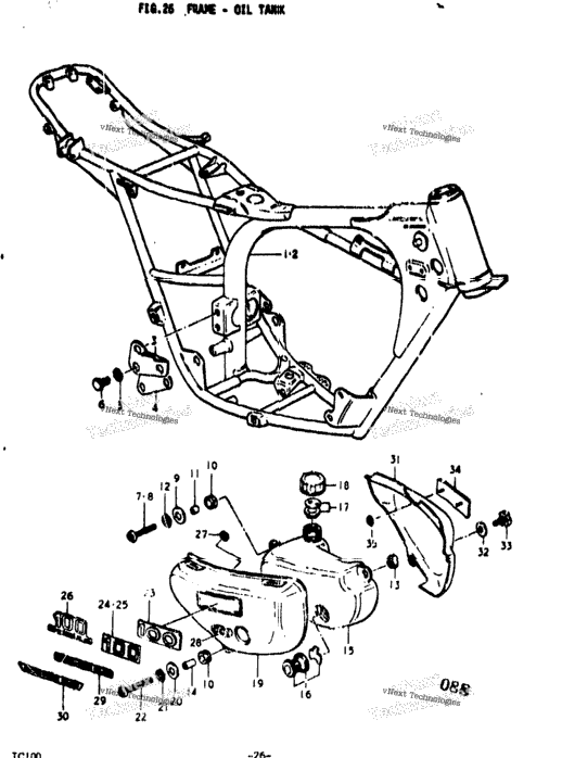 Frame - Oil Tank