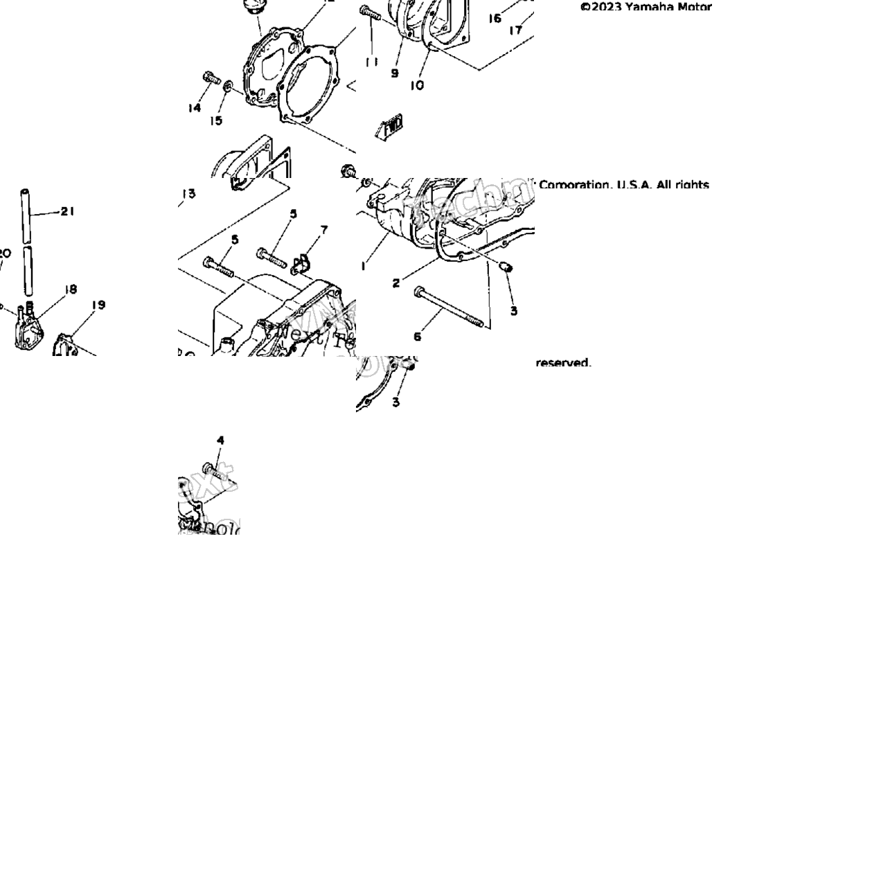 Crankcase Cover Yt125g - H - J