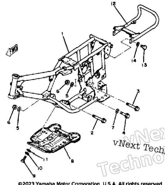 Frame Yt125j