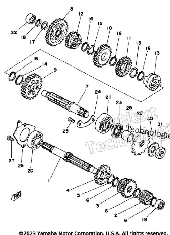 Transmission Yt125g - H - J