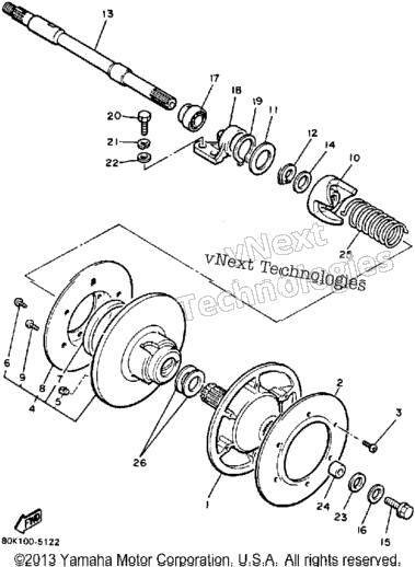 Secondary Sheave