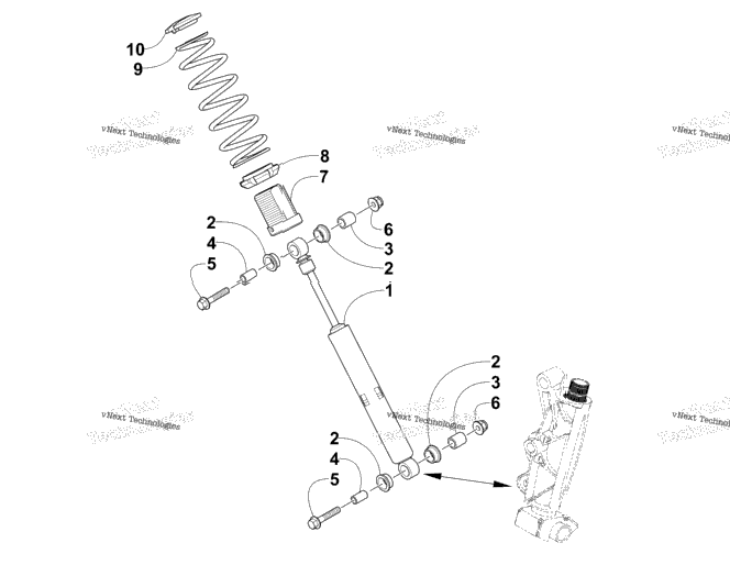 Front Shock Absorber Assembly