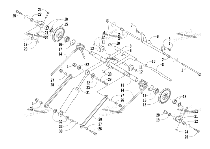 Rear Suspension Rear Arm Assembly