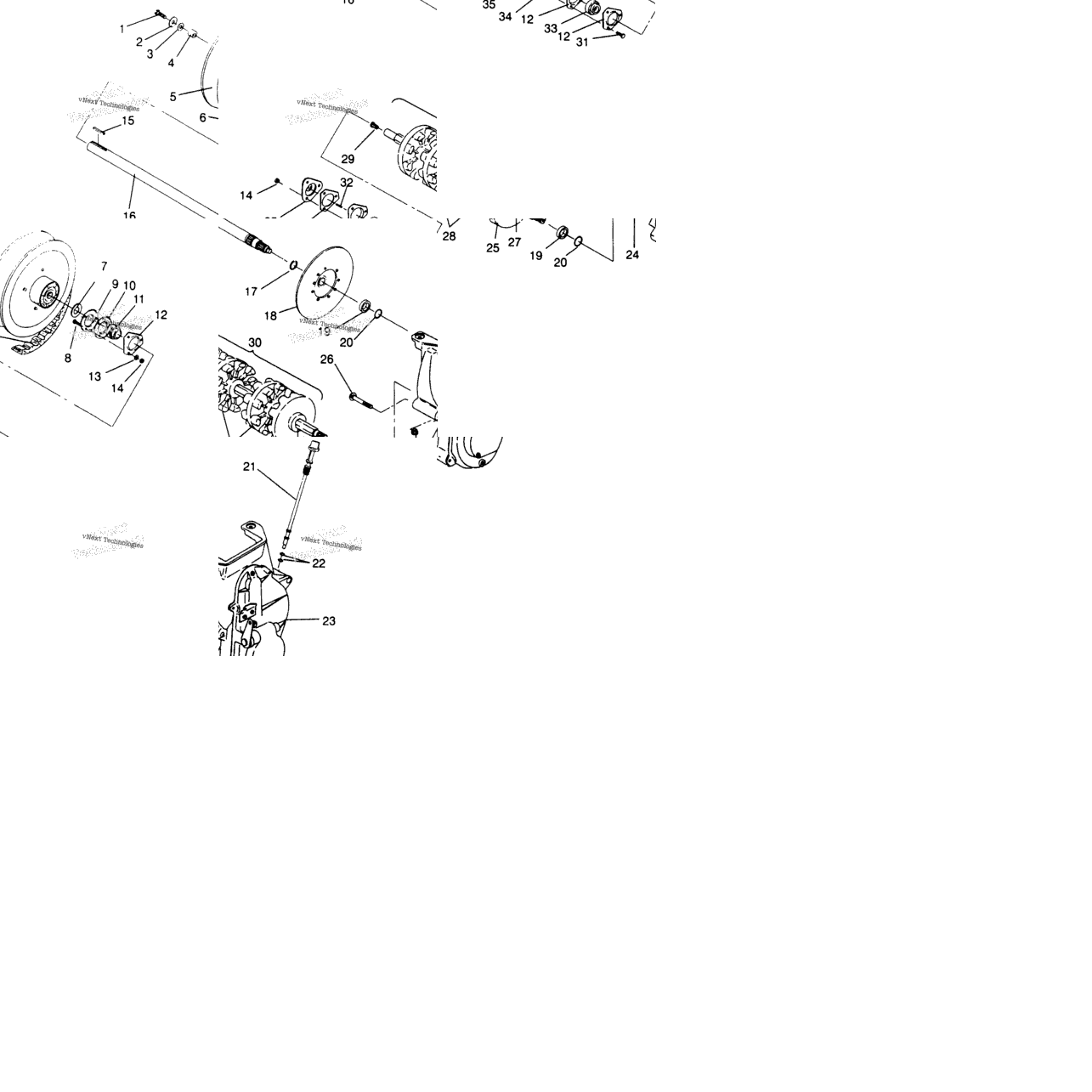 Drive Train Xlt Touring & European Xlt Touring E963357