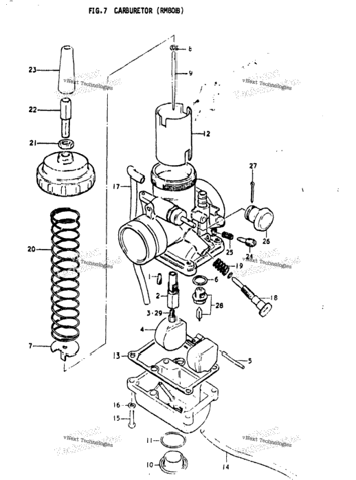 Carburetor (Rm80b)