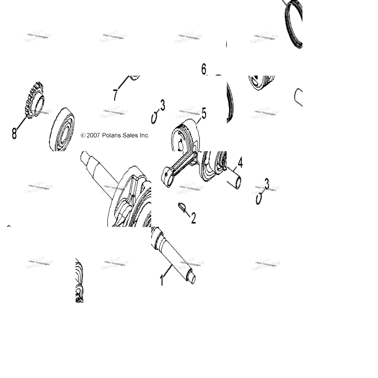 Engine, Crankshaft & Piston
