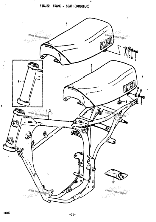 Frame - Seat (Rm80b