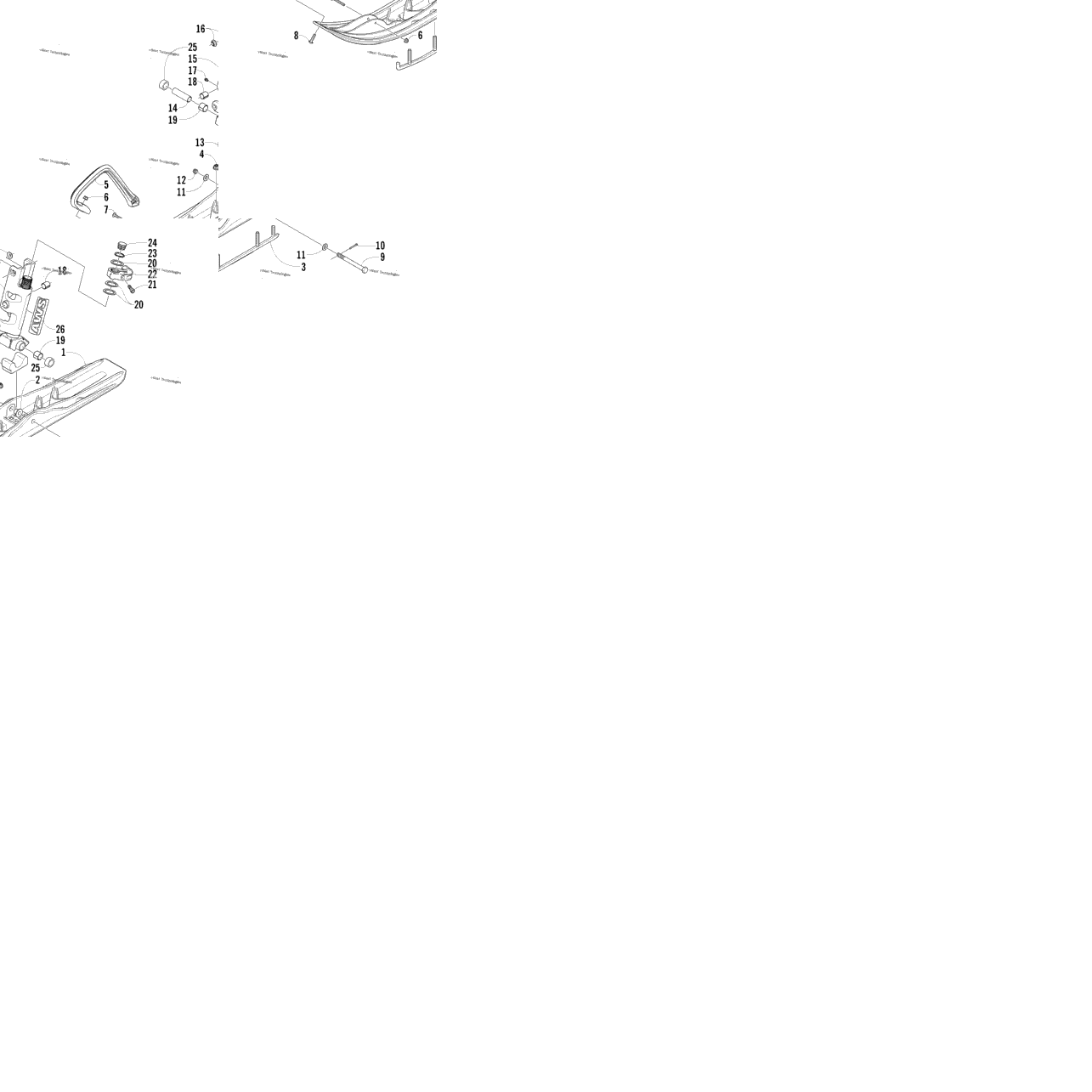 Ski And Spindle Assembly