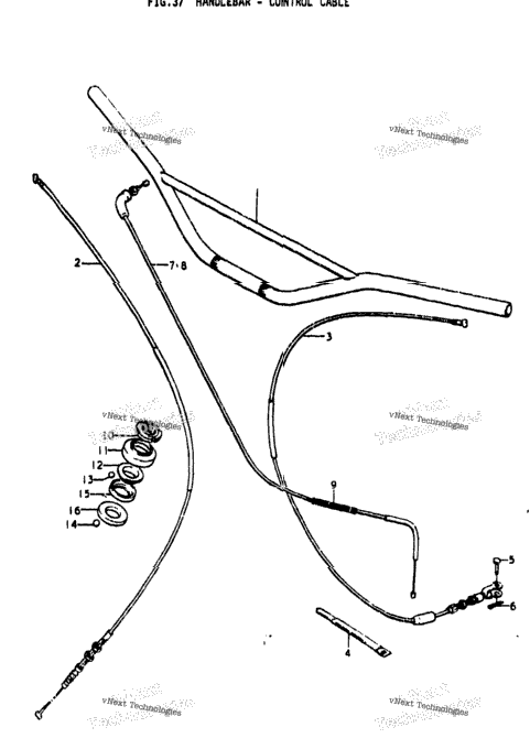 Handlebar - Control Cable