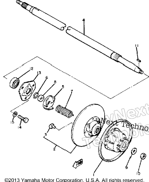 Secondary Sheave Br250f - G