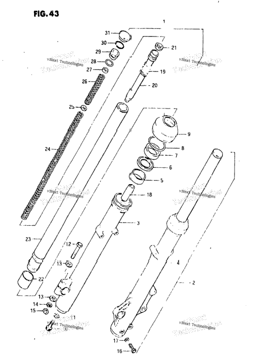 Front Fork (Model X)