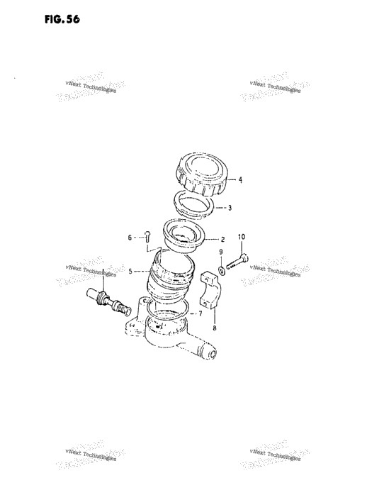 Front Master Cylinder (Model X)