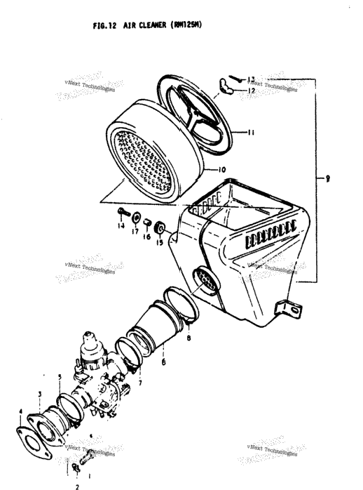 Air Cleaner (Rm125m)