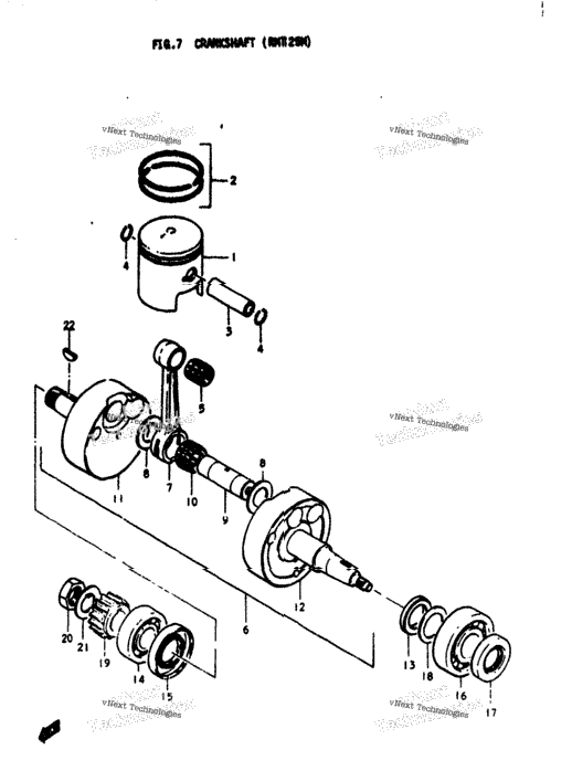 Crankshaft (Rm125m)