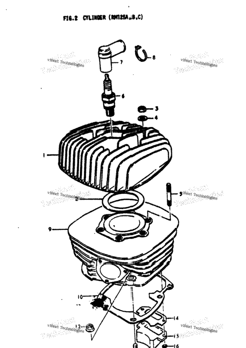 Cylinder (Rm125a