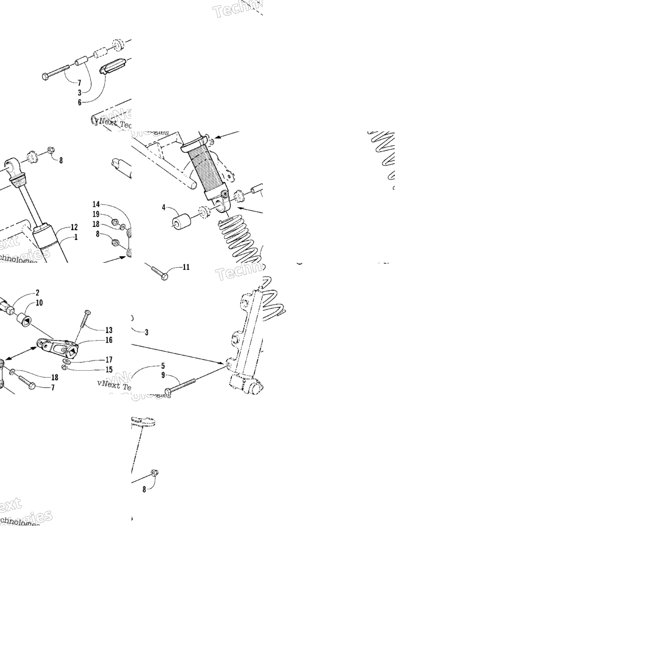 Shock Absorber And Sway Bar Assembly