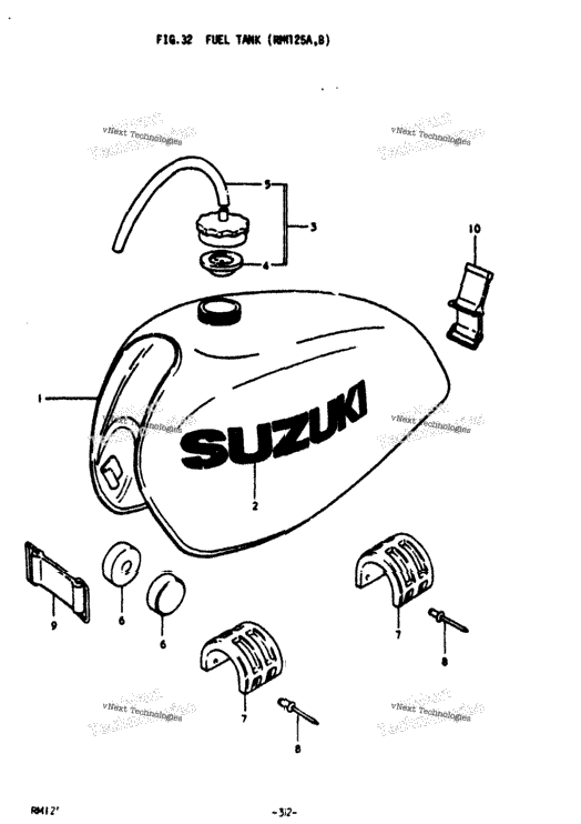 Fuel Tank (Rm125a