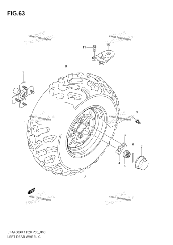 Left Rear Wheel