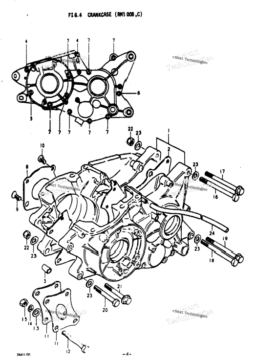Crankcase (Rm100b