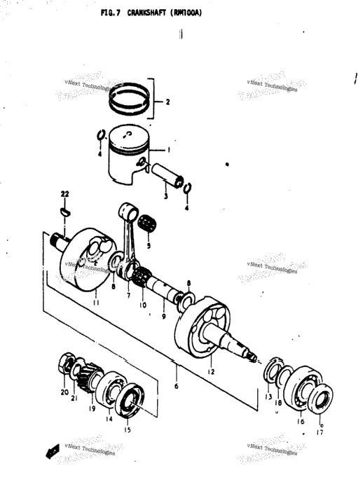 Crankshaft (Rm100a)