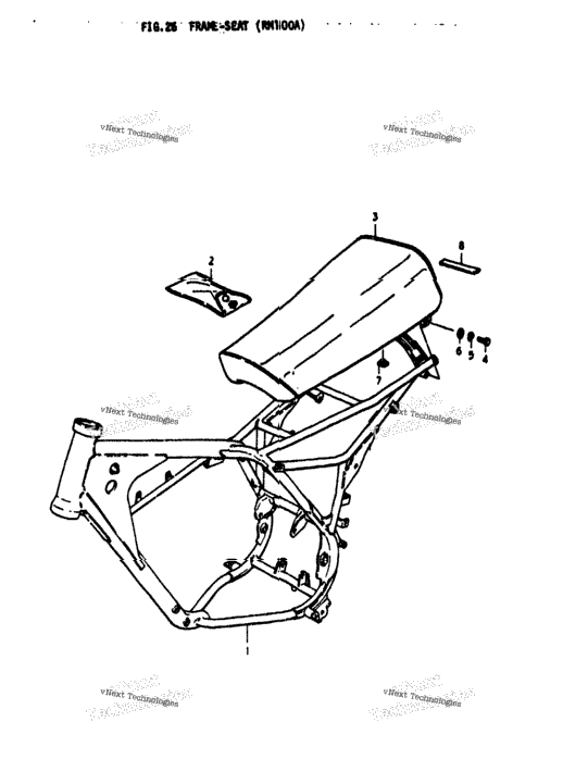 Frame - Seat (Rm100a)