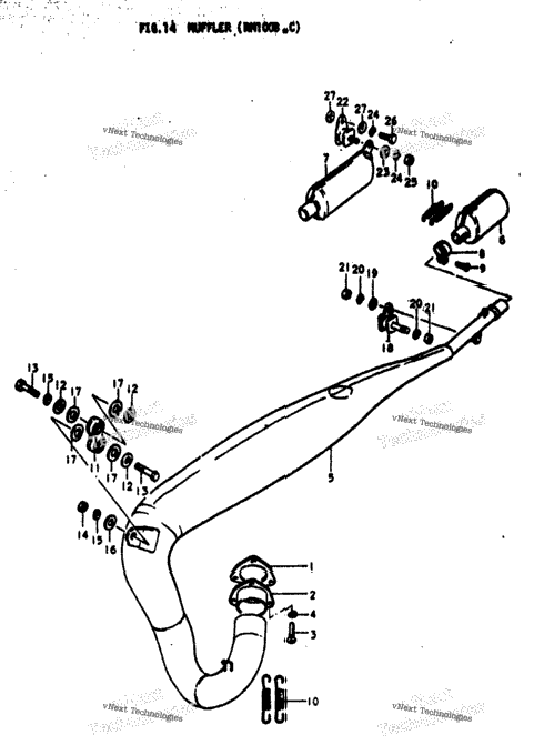 Muffler (Rm100b
