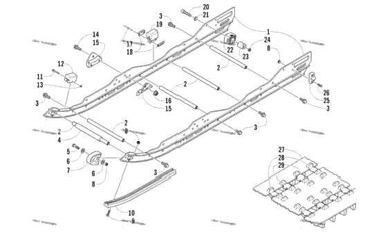 Slide Rail And Track Assembly