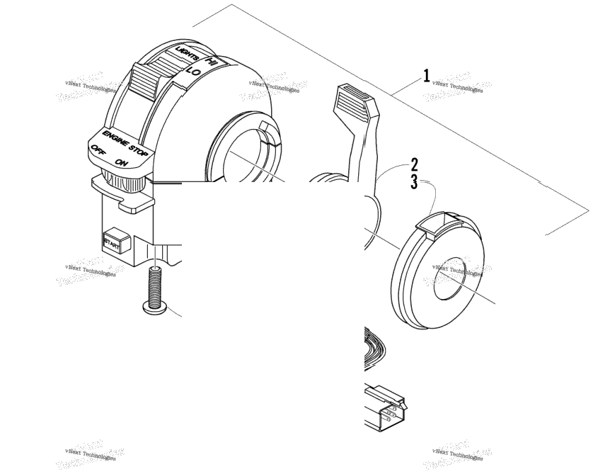 Control Switch Housing Assembly