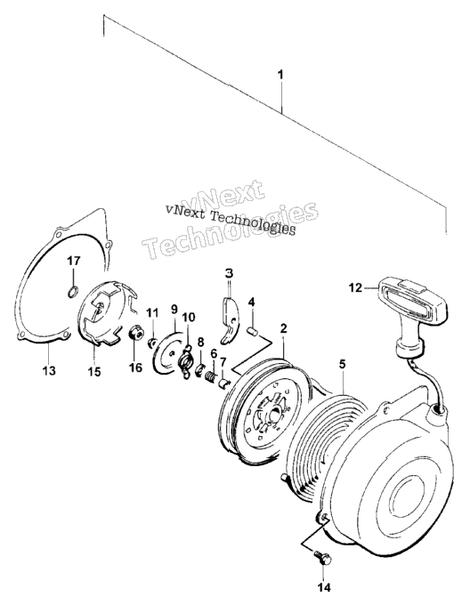 Recoil Starter Assembly