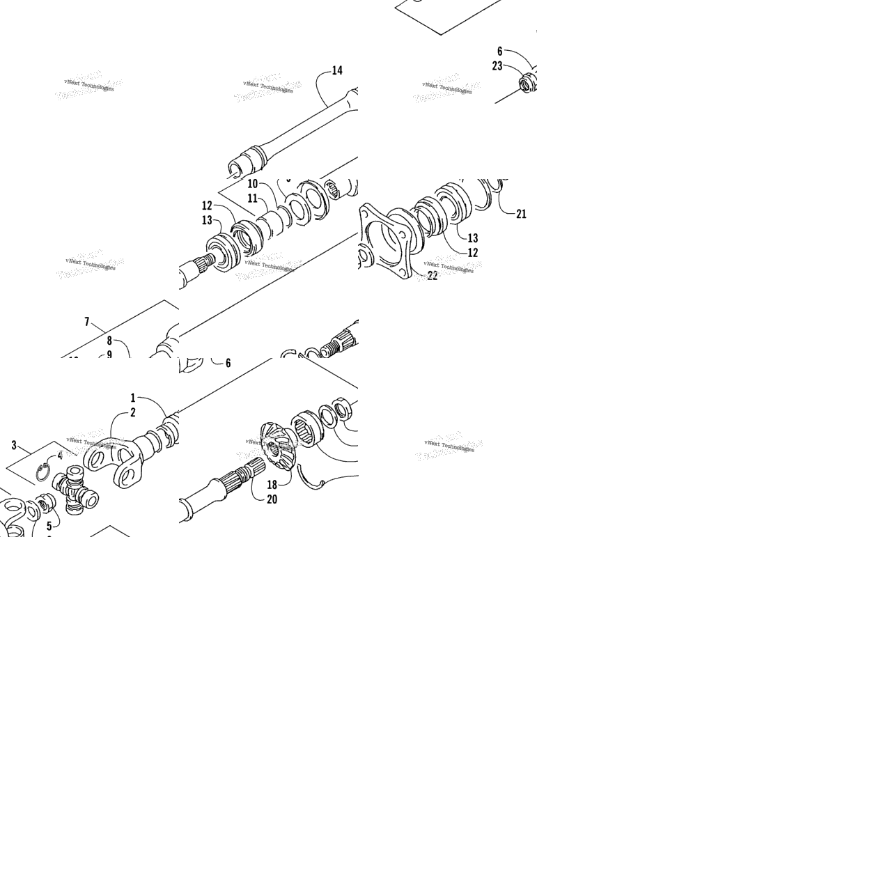 Secondary Drive Assembly (4X4)