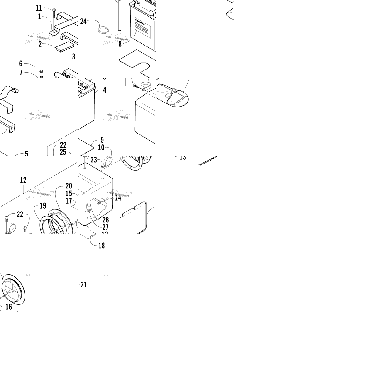 Storage Box And Battery Assembly