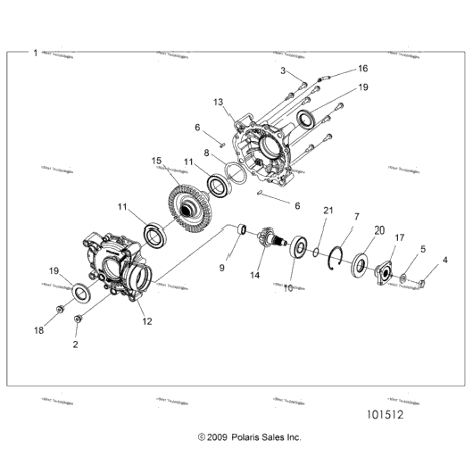 Drive Train, Rear Gearcase Internals 101512)