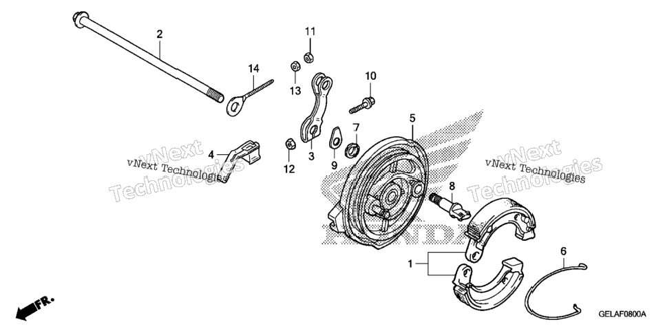 Rear Brake Panel