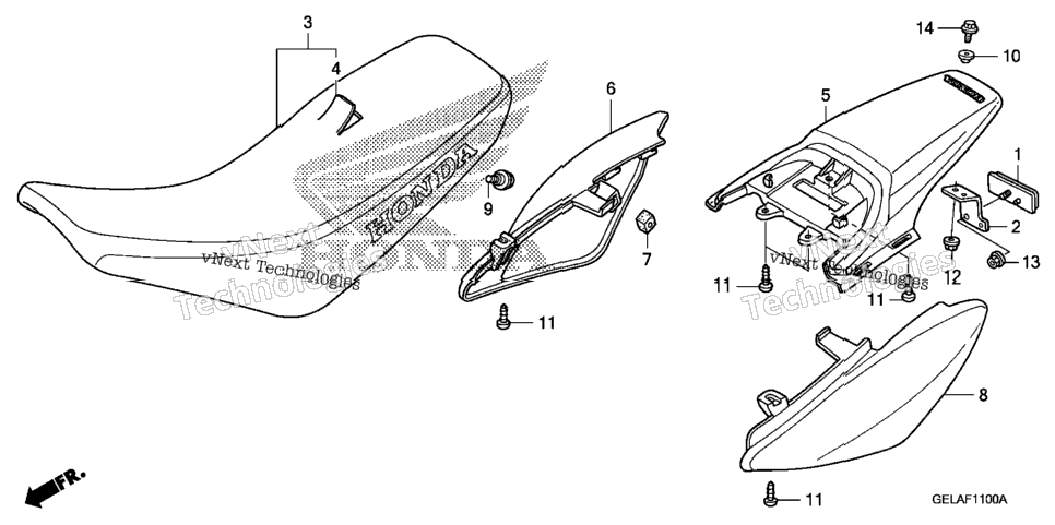 Seat + Rear Fender