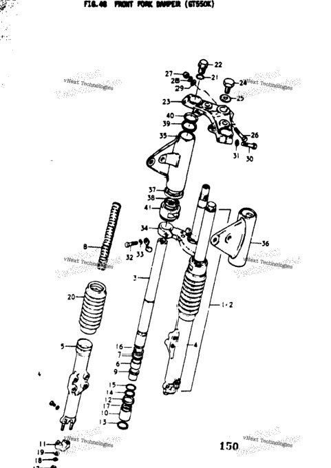 Front Fork Damper (Gt550k)