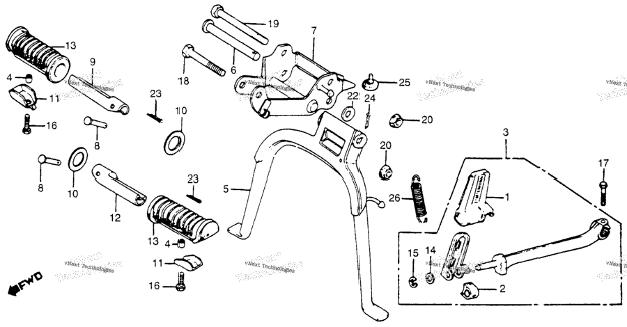 Pedal 79-80