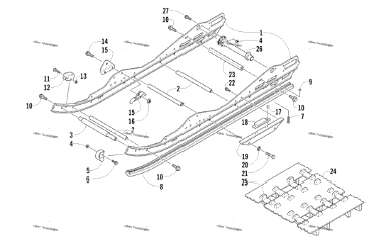 Slide Rail And Track Assembly