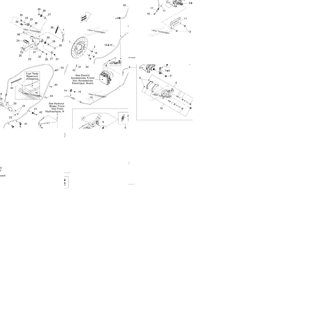 Hydraulic Brake, Rear Sm5 Manual