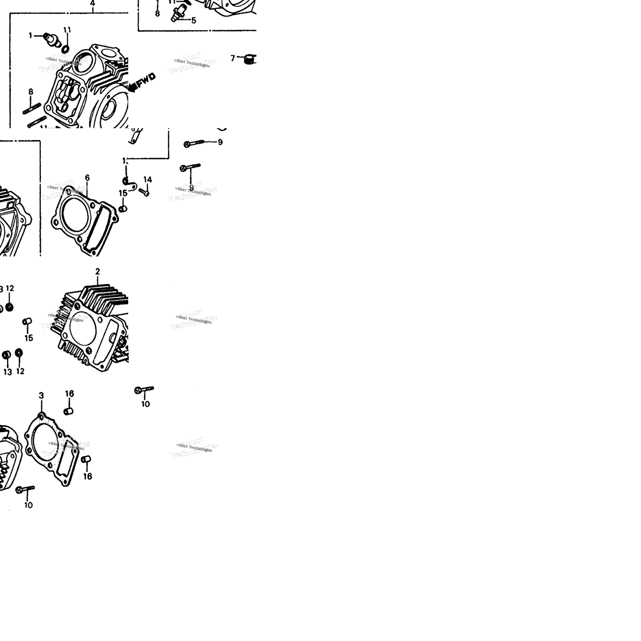 Cylinder Head + Cylinder