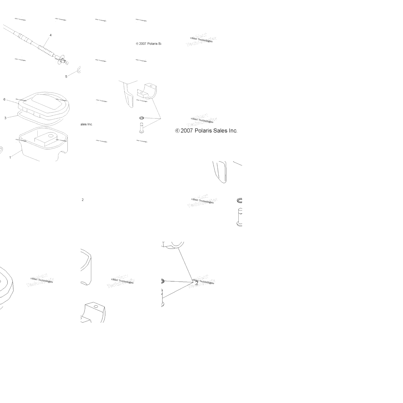 Steering, Controls, Throttle Asm. & Cable