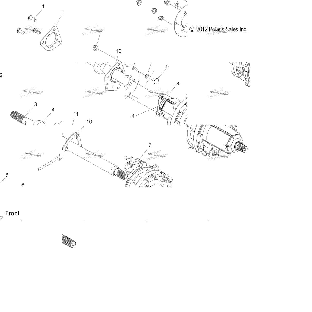 Drive Train, Jackshaft & Driveshaft
